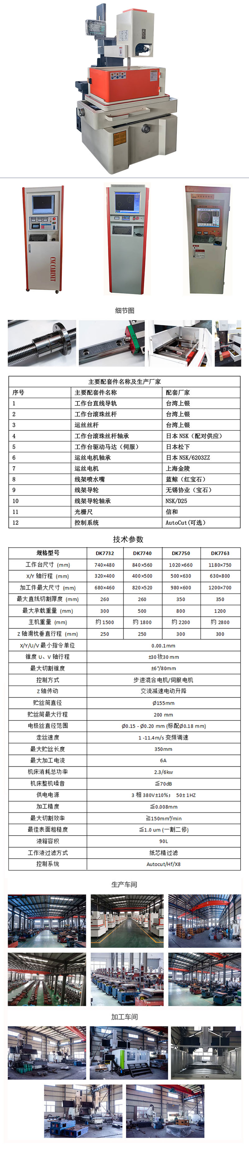 中走絲,條型中走絲線切割機床1