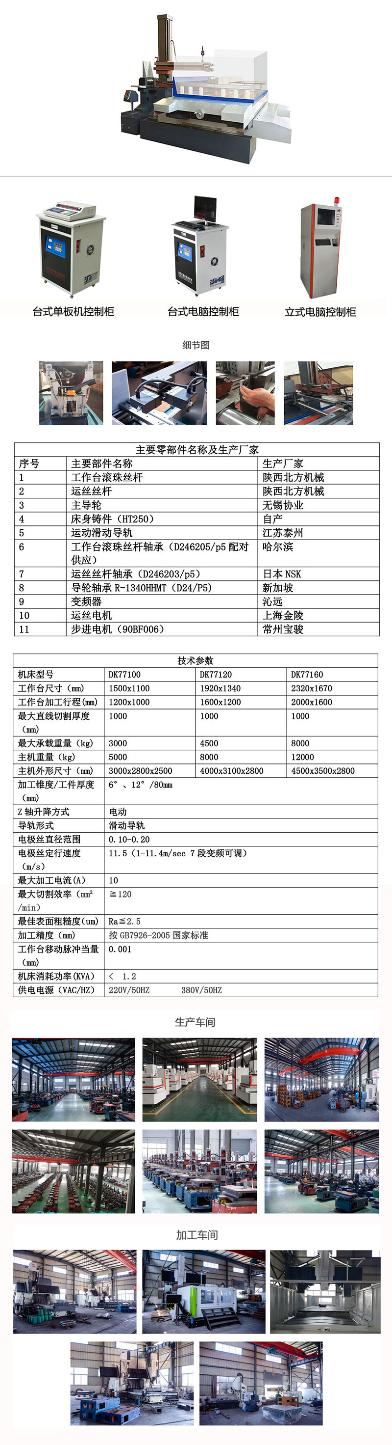 快走絲，DK77100快走絲線切割機(jī)床2